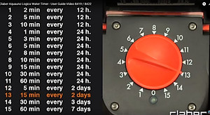 Combo Bộ Hẹn Giờ Tưới Cây Tự Động Nhỏ Giọt 15 kênh vặn Claber 8422 + bộ Kit tưới nhỏ giọt cho 10 chậu cây DRIPKIT10TC