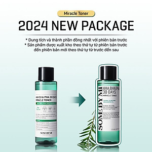 Nước hoa hồng Some By Mi AHA- BHA- PHA 30 Days Miracle Toner