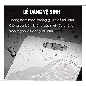 Thớt Inox SUS304 Kích Thước 34x24cm Kháng Khuẩn Nên Sử Dụng Dễ Dàng Lau Chùi Và Vệ Sinh Dễ Dàng, Không Xước Dăm Không Ăn Mòn