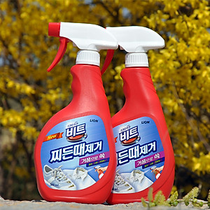 Chai xịt giặt khô quần áo, giày dép Lion Hàn Quốc 500ml làm sạch siêu tốc, an toàn