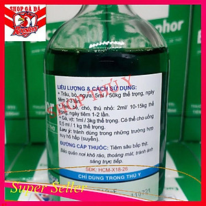 Eucamphor Giảm Ho, Trợ Tim, Long Đờm Dễ Thở Cho Gà Đá Chai 100 ml