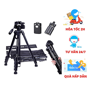 Chân Máy Ảnh Tripod Yunteng VCT - 668 - Hàng Nhập Khẩu
