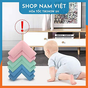 Set 4 Miếng Xốp Bọc Cạnh Bàn, Bịt Góc Tủ Bảo Vệ An Toàn Cho Bé NAVIVU