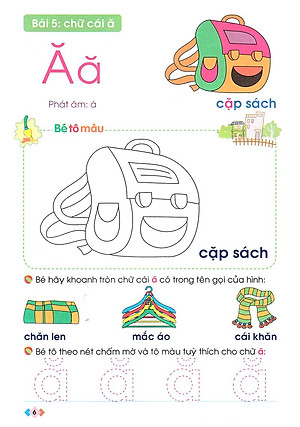 Sách Nhận Biết Và Làm Quen Với Chữ Cái (Dành Cho Trẻ 4 - 5 Tuổi)