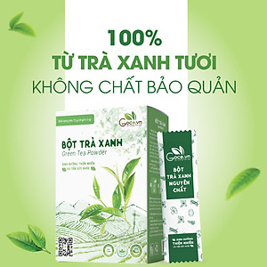 Bột trà xanh nguyên chất Goce - 72g (24 gói x 3g)