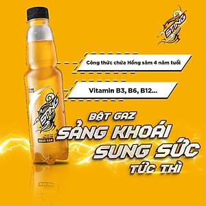 Thùng 24 Chai Nước Giải Khát Sting Vàng (330ml/chai)