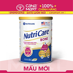 Sữa bột Nutricare Bone phòng chống loãng xương sụn khớp cho người lớn tuổi (850g)