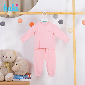 Bộ quần áo dài tay cho bé Haki BB009