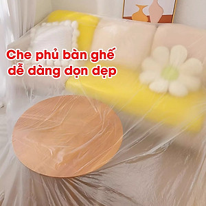 Màng bọc nilon che bụi đa năng KM 4794 keo dính 1 đầu cuộn 4x10m/ 4x20m hàng Nhật