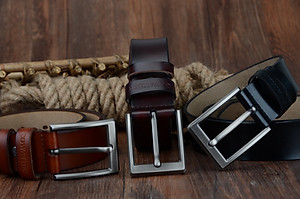 Thắt Lưng Da Bò Chính hãng COWATHER CF001 Nâu