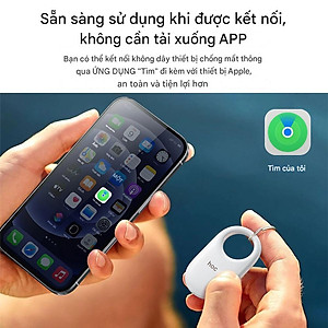 Định vị GPS Hoco E94 chống thất lạc đồ vật hành lý, định vị toàn cầu sử dụng cho iOS - Hàng chính hãng