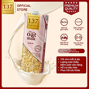 Sữa hạt Yến mạch Nguyên chất 137 DEGREES 1000ml