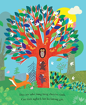 Sách tranh song ngữ Mùa đến,mùa đi - Cây - ehomebooks - Cho trẻ từ 0-6 tuổi
