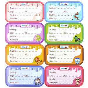 Xấp 40 Nhãn Vở Thiên Long TP-NBl03