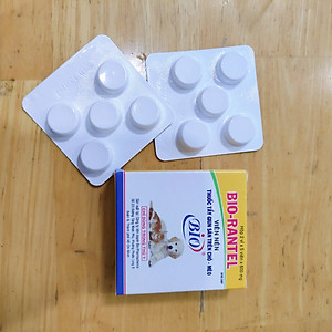 Viên Xổ Giun Tẩy Giun Sán Cho Chó Mèo Bio-Rantel 600mg