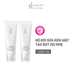 Combo 2 Sữa Rửa Mặt D Program Tạo Bọt Dưỡng Da 120g