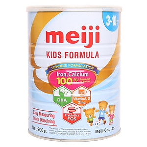 Thực phẩm bổ sung Meiji Kids Formula 900g (Dành cho trẻ từ 3-10 tuổi)