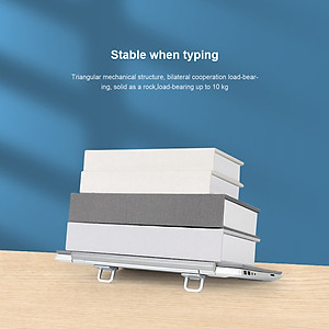 Bộ chân đế đỡ Dành Cho Macbook, Laptop NILLKIN Bolster Mini Portable Stand - Hàng Nhập Khẩu