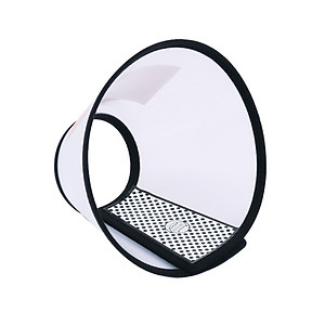 Vòng Loa Đeo Cổ Chống Liếm Cho Chó Mèo Trong Suốt