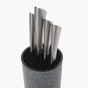 [HÀNG CHÍNH HÃNG] Bộ dao 5 món Neoflam, Dao làm bằng inox 430 không gỉ, Lưỡi thép cacbon 4Cr13 chống mài mòn, độ sắc cao, bền bỉ