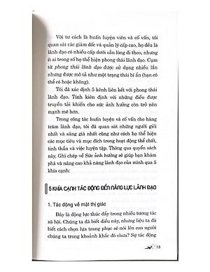 Sách Lãnh Đạo Bằng Sức Ảnh Hưởng