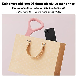 BG Dây đàn hồi tập gym, dây đàn hồi,6007 - 6017 mini band tập yoga dây đàn hồi kháng lực cao cấp, dây đàn hồi tập thể dục