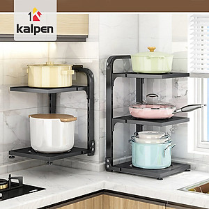 Giá Để Xoong Nồi Thép Carbon Kalpen 2-3-4-5 tầng