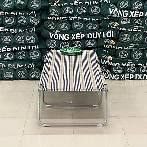 GHẾ - GIƯỜNG XẾP  DUY LỢI THÉP CHÂN DÀI (TẶNG 10 MÓC ÁO KÉP NHỰA CAO CẤP DUY LỢI)