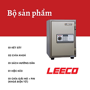 Két sắt Thái Lan LEECO SST Nặng 53kg, Cao 51cm, Dạng Đứng, Chịu Nhiệt Độ 1050 Độ C Trong 120 Phút - Hàng Chính Hãng 