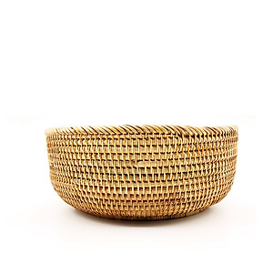 Giỏ mây guột tròn đựng đồ, decor, vật dụng nhỏ (nhiều Size)