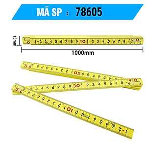 Thước gấp 1m Shinwa
