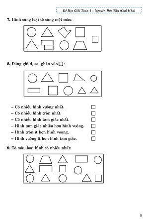 Sách Để Học Giỏi Toán 1 (Phiên Bản Mới Nhất)