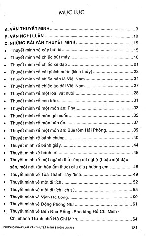 Sách Phương Pháp Làm Văn Thuyết Minh Và Nghị Luận 8