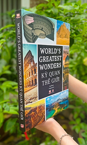 Combo 2 Cuốn Sách Bách Khoa Toàn Thư - Kỳ Quan Thế Giới, Bí Ẩn Của Lịch Sử- Tổng Hợp Kiến Thức Về Lịch Sử, Địa Lý, Du Lịch Khám Phá Thế Giới - Á Châu Books Bìa Cứng, In Màu
