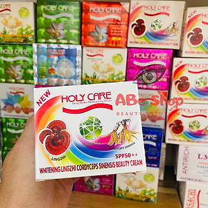 Kem HOLY CARE Đông Trùng - Linh Chi  9in1 20g Làm Trắng - Giảm Thâm Nám - Chống Lão Hóa - Mờ Nếp Nhăn