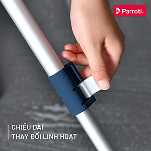 Cây chà sàn nhà tắm, chổi cọ sàn và gạt nước 2 trong 1, cọ sạch khe hẹp và góc tường – Parroti Easy ES04