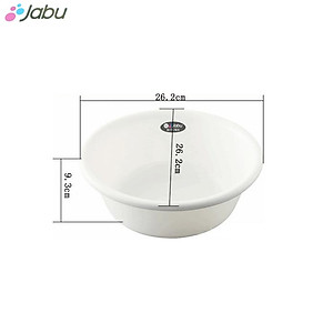 Thau chậu nhựa tròn Sanada Jabu Ag+ 3L hàng nội địa Nhật Bản