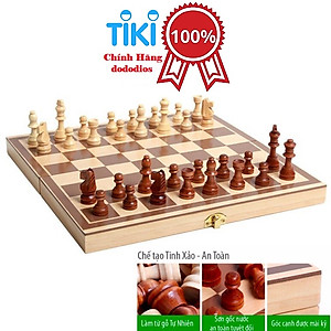Cờ Vua Gỗ - Cờ Vua Cao Cấp - Đồ Chơi Bằng Gỗ Tự Nhiên - Chính hãng dododios