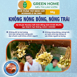 Chế Phẩm Trừ Bệnh NORSHIELD 86.2WG GreenHome, Gói 50gr, Gốc Đồng Đỏ, Bám Dính Tốt, Che Phủ Đều