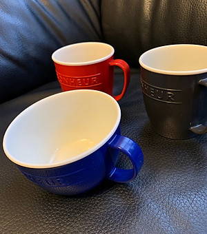 Cốc nhựa giả sứ Yamada Bonheur 300ml - Hàng nội địa Nhật Bản