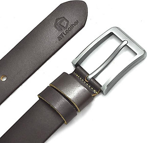 Thắt lưng da bò nam AT Leather Premium PK4 - Nâu
