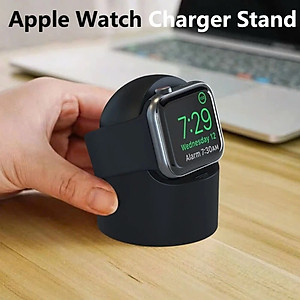 Giá Đỡ dành cho Dock Sạc Apple Watch Silicon Chống Đứt Gãy Dây Đế Sạc Đồng Hồ_ Hàng Nhập Khẩu