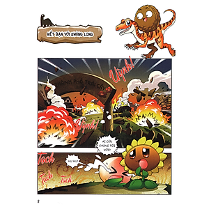 Sách Trái cây đại chiến Zombie - Thế giới khủng long: Tập 1: Chiến binh mạo hiểm