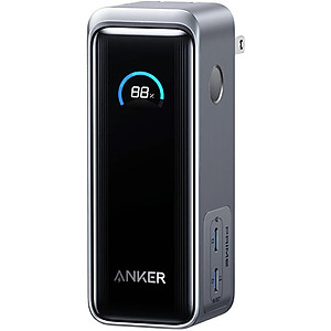 Sạc dự phòng kiêm cốc sạc Anker Prime Fusion Power Bank 2Type-C 65W 9600mAh A1339 - Hàng chính hãng