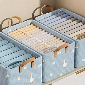 Hộp Đựng Quần Áo Có Khung Cố Định -Thiết Kế Gấp Gọn Thông Minh Giỏ Đựng Đồ Lót Giúp Tiết Kiệm Không Gian - HÀNG CHÍNH HÃNG MINIIN