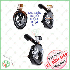 (Khám Phá) Mặt Nạ Lặn Cao Cấp KhoNCC Hàng Chính Hãng - Chống Sương Mù - Nhìn Bao Quát 180 độ Cho Trải Nghiệm Tuyệt Vời - KLM-MNLCC