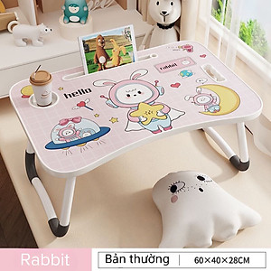 Bàn học sinh gấp gọn thông minh có khe máy tính bảng, khay để ly - chân bàn sơn tĩnh điện