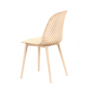 Ghế nhựa đúc tựa lưng đan lưới