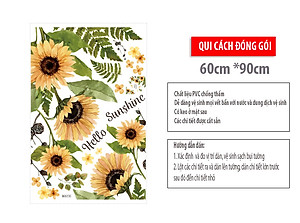 Sticker Giấy Dán Tường Decal Dán tường Mẫu Hoa Lá Cực Xinh ZH017