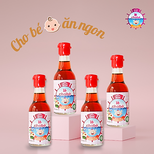 Combo 04 chai nước mắm cho bé ăn dặm Lê Gia 60ml